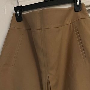 Loft Camel Mini A-line Skirt